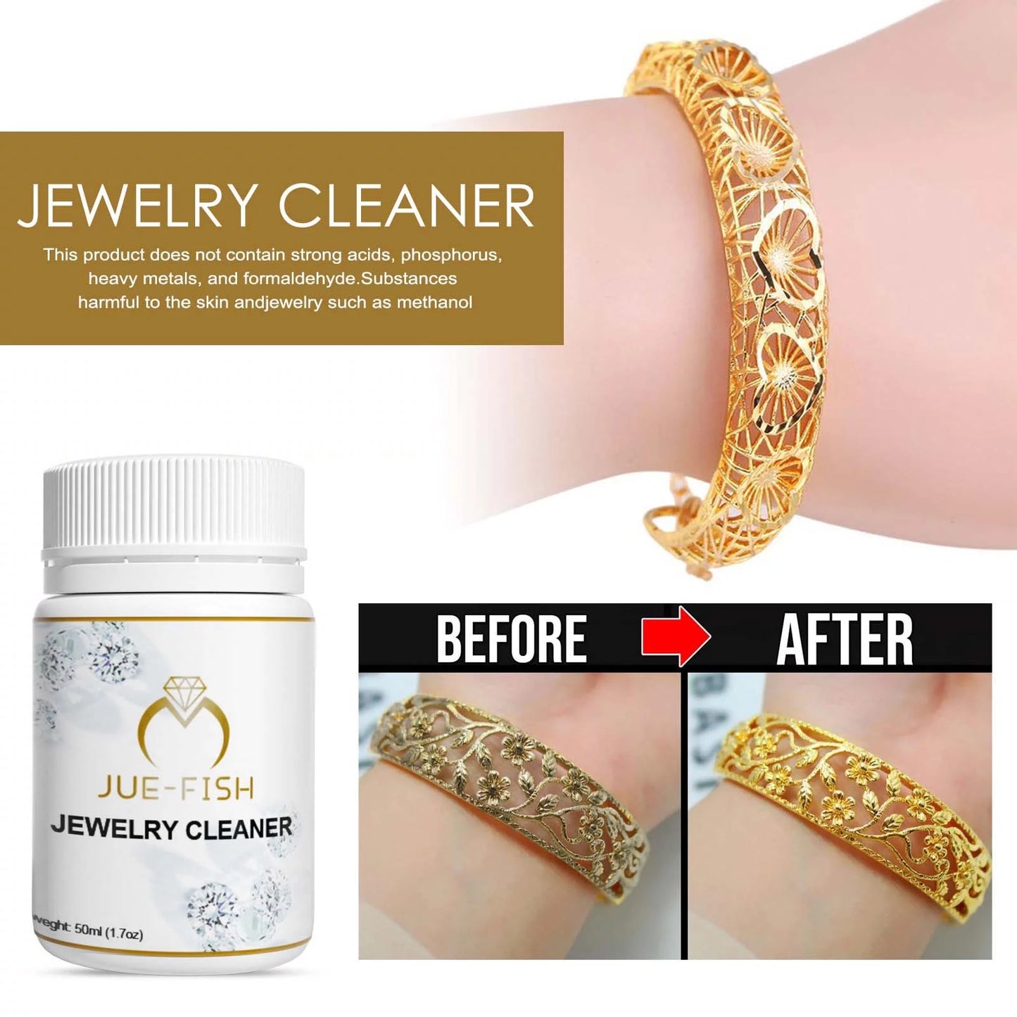 Toxin and Chemical-Free Jewelry Cleaning Solution