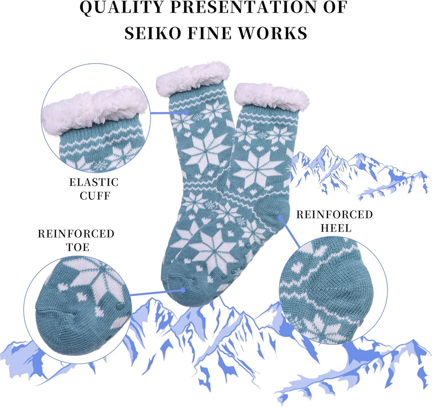 Winter Warm Slipper Socks